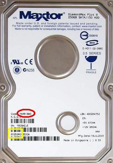 DiamondMax 9 Front